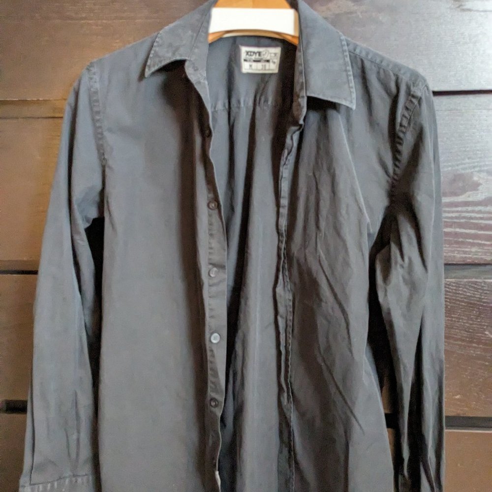 Black Dress Shirt - XDYE - Medium